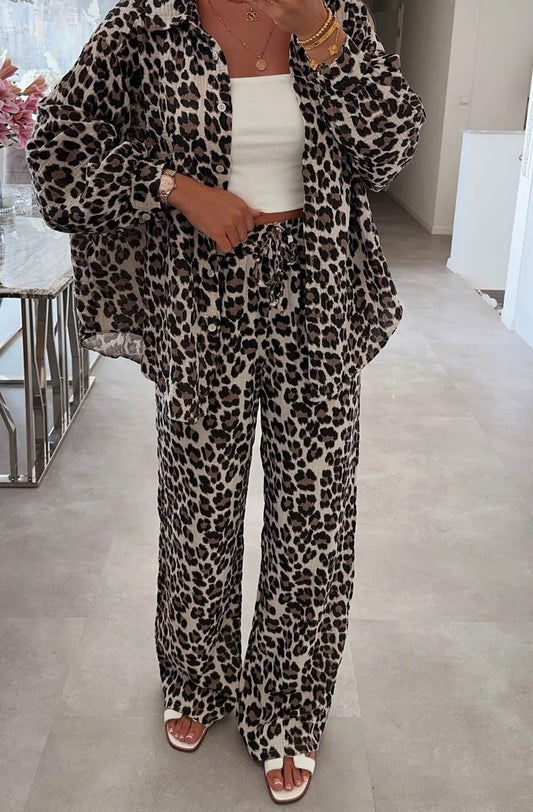 Leopard Trousers
